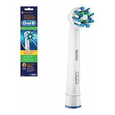 Насадки для электрической зубной щетки ORAL-B (Орал-би) Cross Action EB50, комплект 4 шт., 1 шт.