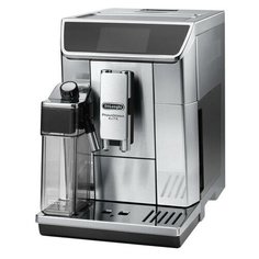 Кофемашина DELONGHI ECAM 650.75.MS, 1350 Вт, объем 2,0 л, емкость для зерен 400 г, автоматический капучинатор, серебристая, ECAM650.75.MS, 1 шт. Delonghi