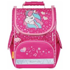 Ранец TIGER FAMILY для начальной школы, Nature Quest, "Musical Pony" (Pink), 35х31х19 см, 270208, 1 шт.