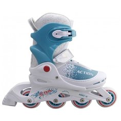 PW-403 Коньки роликовые раздвижные р.34-37 Action!