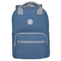 Рюкзак GRIZZLY молодежный, карман для ноутбука, джинсовый, 38х27х15 см, RX-026-7/2, 1 шт.