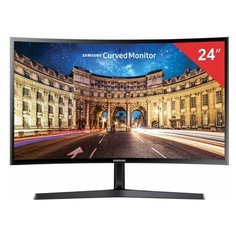 Монитор SAMSUNG C24F390FHI 24" (61см), 1920x1200, 16:9, AD-PLS, 5ms, 250cd, HDMI, DP, USB, HAS, LC24F390FHIXRU, 1 шт.
