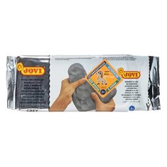 Паста (масса) для моделирования и лепки JOVI, отвердевающая, 500 г, серая, 85G, 2 шт.