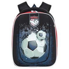 Ранец GRIZZLY школьный, анатомическая спинка, на ножках, для мальчиков, "Мяч", 36х29х18 см, RAf-193-7/1, 1 шт.