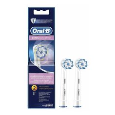 Насадки для электрической зубной щетки ORAL-B (Орал-би) "Sensi Ultrathin EB60", КОМПЛЕКТ 2 шт., 53016193, 1 шт.