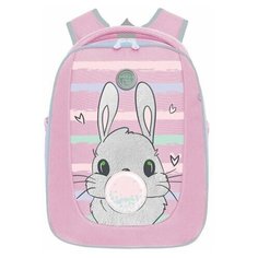 Ранец GRIZZLY школьный, анатомическая спинка, на ножках, для девочек, "RABBIT", 36х29х18 см, RAf-192-5/2, 1 шт.