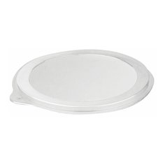 Крышка для контейнера Сп-132, d -132 мм, ПЭТ, прозрачная, контейнеры 604309; -10; -11, СТИРОЛПЛАСТ, СпК-d132К, 500 шт.
