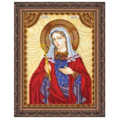 Набор для вышивания бисером АБРИС АРТ AА-060 Св.Лидия 23х30 см Abris ART