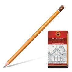 Карандаши чернографитные KOH-I-NOOR, НАБОР 12 шт.,"Graphic", 5В-5H, без резинки, 1502012009PL, 1 шт.