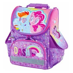 Ранец TIGER FAMILY для начальной школы, Nature Quest, "Rainbow Dash & Pinkie Pie", ЛИЦЕНЗИЯ, 35х31х19 см, 228969, TGNQ-042A, 1 шт.