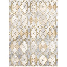 Обои флизелиновые Топ Фотообои Дизайн с бежевой мраморной плиткой 200х270 (ШхВ) светло-серый/розовато-серый/темно-бежевый/песочный/светло-золотистый