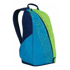 Рюкзак GRIZZLY универсальный, синий\салатовый, Актив, 29х43х14 см, RQ-910-1/1, 1 шт.
