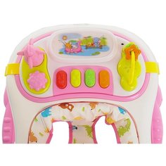 Ходунки Bambola Играйка Pink+White Розовый