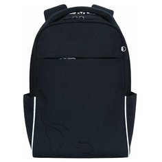 Рюкзак GRIZZLY молодежный, анатомическая спинка, вышивка, "Черная кошка", 39х28х12.5 см, RD-145-1/3, 1 шт.