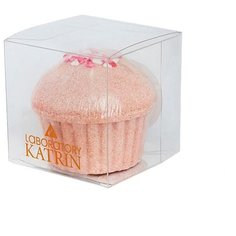 Шипучая соль для ванн Laboratory KATRIN Маффин Шоколадное Наслаждение 130 г Лаборатория Катрин