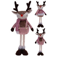Статуэтка Koopman International Pink New Year Розовый Новый Год Лось 1 шт