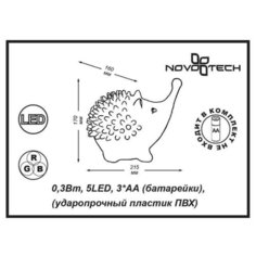 Светильник детский NIGHT LIGHT 357425 Novotech