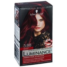 Schwarzkopf Luminance Эффектные огненные Стойкая краска для волос, 5.88, Глянцевый красный