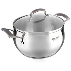 Кастрюля Rondell Charm, 2.4 л, серебристый