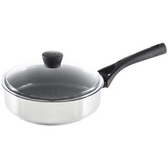 Сотейник Pyrex Expert touch ET24ATX/E004, 24 см, с крышкой, стальной