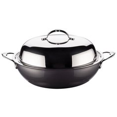 Сковорода-вок Hestan NanoBond S60033, 36 см, с крышкой, серебристый