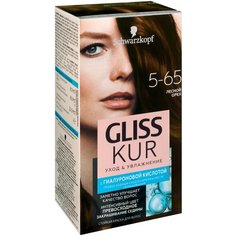 Gliss Kur Уход & Увлажнение, 5-65 лесной орех
