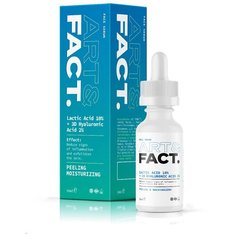 ART&FACT Пилинг-сыворотка для лица Lactic Acid 10% + 3D Hyaluronic Acid 2% с молочной и гиалуроновой кислотой 30 мл