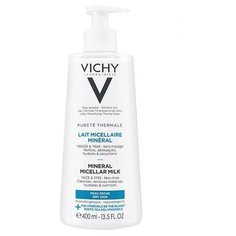Vichy мицеллярное молочко с минералами для сухой и нормальной кожи, 400 мл