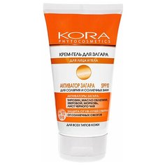 Kora Крем-гель активатор загара для лица и тела SPF 10 150 мл КОРА