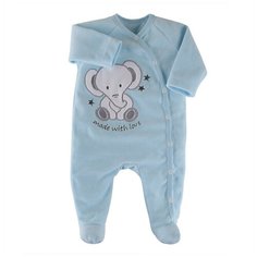 Комбинезон Наша мама, размер 62, голубой