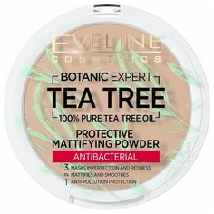 Eveline Cosmetics Пудра компактная Botanic Expert матирующая, антибактериальная 3 в 1 003 light beige