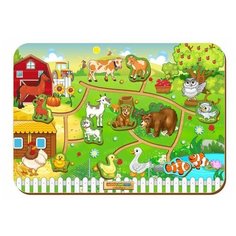 Головоломка Woodland Животные 2 (114102) зеленый/желтый/коричневый