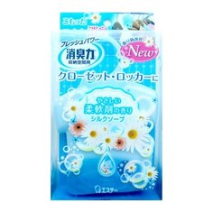 Shoshu-Riki Освежитель воздуха для шкафов на основе желе-сенсора с ароматом свежести 32 г 1 шт.