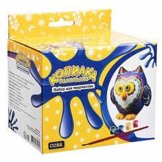 Копилка-раскраска Сова (DIY053)