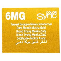 Matrix Color Sync краска для волос без аммиака, 6Mg темный блондин мокка золотистый, 90 мл