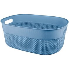 Plast Team Корзина для хранения Oslo 12 л 38х28.4х15 см туманно-голубой