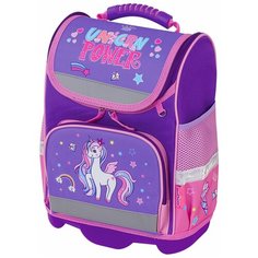 Юнландия ранец Wise Unicorn power (228817), фиолетовый/розовый