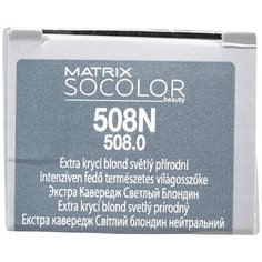 Matrix Socolor Beauty стойкая крем-краска для волос Extra coverage, 508N светлый блондин, 90 мл