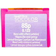 Matrix Socolor Beauty стойкая крем-краска для волос, 8Sp светлый блондин серебристый жемчужный, 90 мл