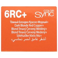 Matrix Color Sync краска для волос без аммиака, 6RC+ темный блондин красно-медный+, 90 мл