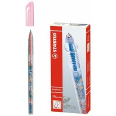 Ручка шариковая STABILO TROPIKANA 838 F, цвет розовый, 10шт