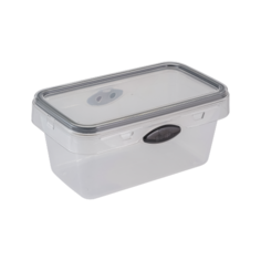 Giaretti Контейнер Perfetto GR1075, 9.7x16.7 см, прозрачный/серый