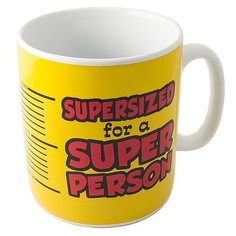 Кружка-гигант "Для супер-персоны", 700 мл Эврика
