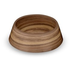 Миска для животных TARHONG "Acacia Wood", коричневая, 19.7х6.4/700мл