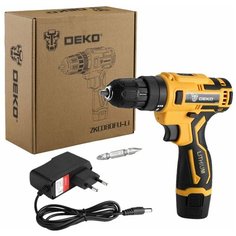 Аккумуляторная дрель-шуруповерт DEKO ZKCD80FU-Li SET 1, 20Нм, 1х2.0Ач, з/у