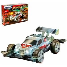 ЭВРИКИ Электронный конструктор "Безумные гонки", 4WD, световые эф. №SL-01181 3102427