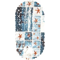 6930_FV9-MG "Коврик для ванны с присосками ""Paradise"" 36x69 см" Вилина