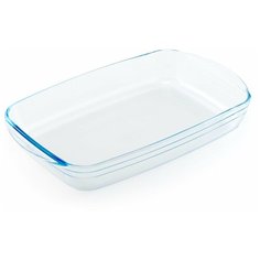 Форма для запекания Lion Sabatier из бесцветного жаростойкого стекла, прямоугольник 32см х 22см