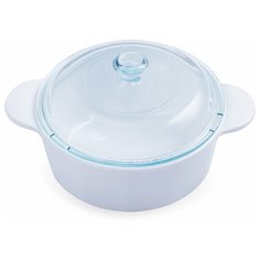 Кастрюля CorningWare из жаропрочной стеклокерамики 1,25 л., с крышкой