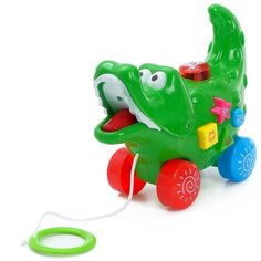 Каталка на веревке "Крока" звуковой эффект 2803126 Сима ленд